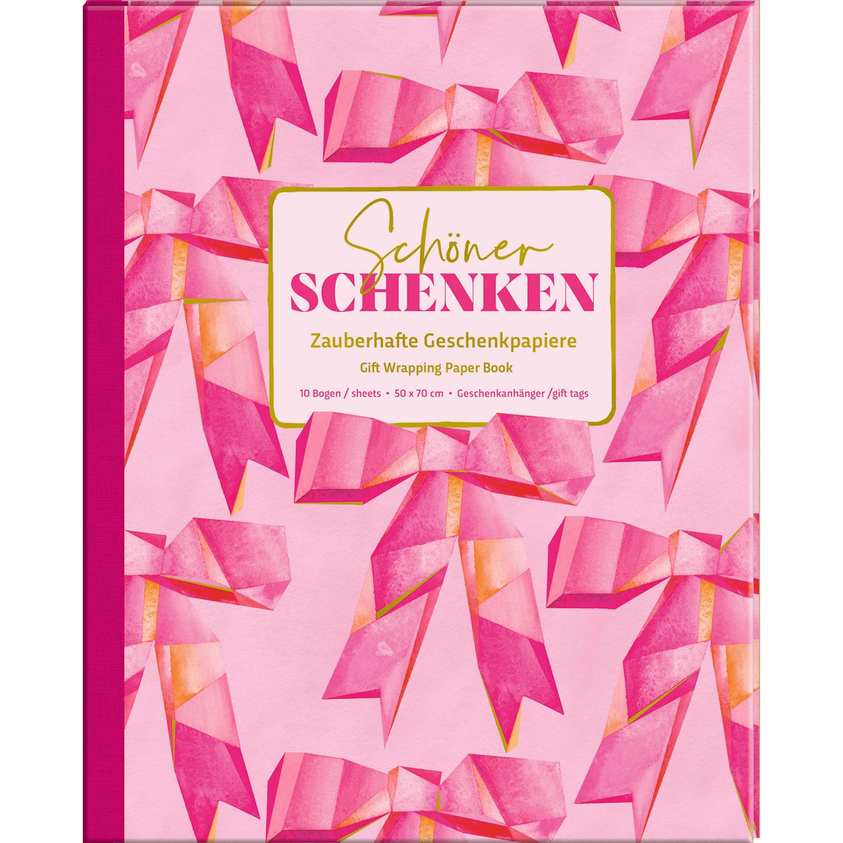 Coppenrath, Geschenkverpackung, Geschenkpapier-Buch - All about pink (Geschenkpapier, 1 x)