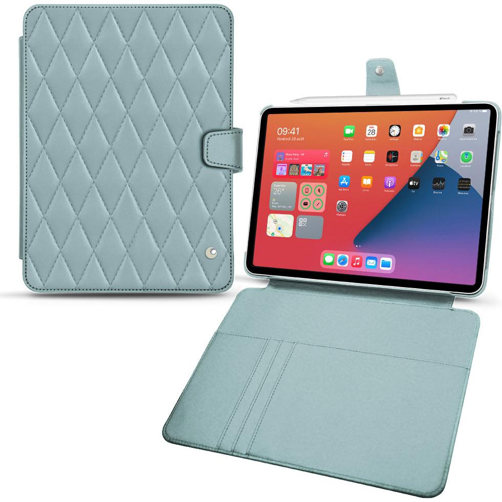 Noreve Lederschutzhülle Wallet (iPad mini 6), Tablet Hülle, Blau