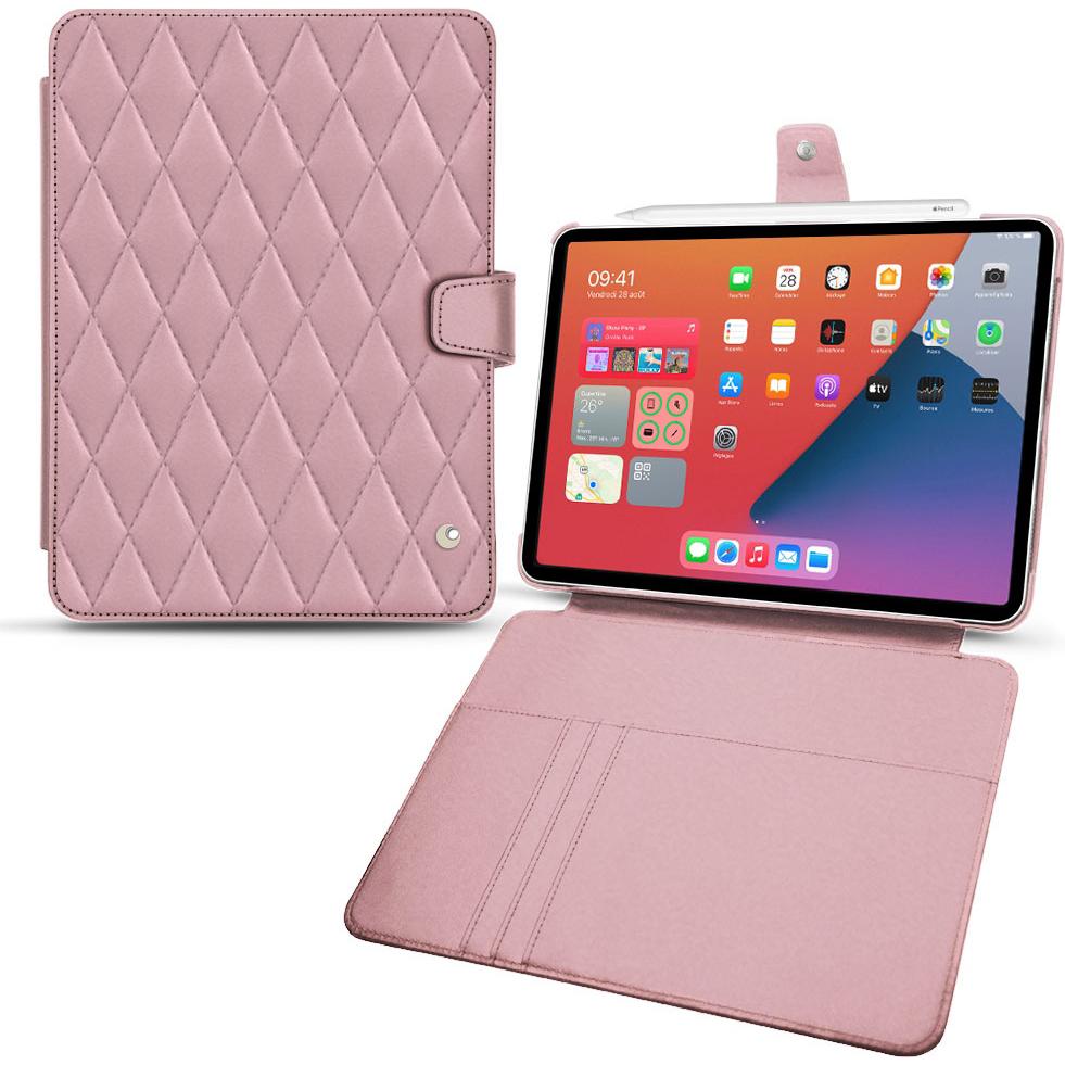 Noreve Lederschutzhülle Wallet (iPad mini 6), Tablet Hülle, Rosa