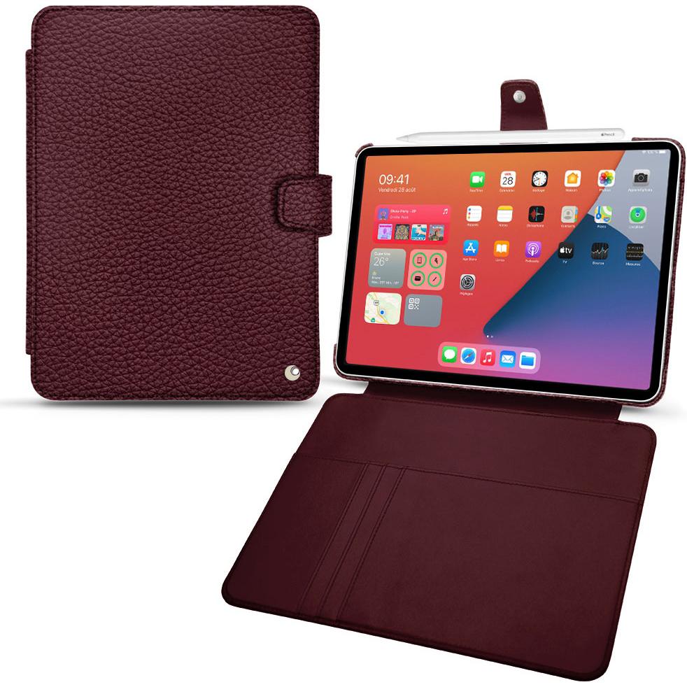 Noreve Lederschutzhülle Wallet (iPad mini 6), Tablet Hülle, Violett