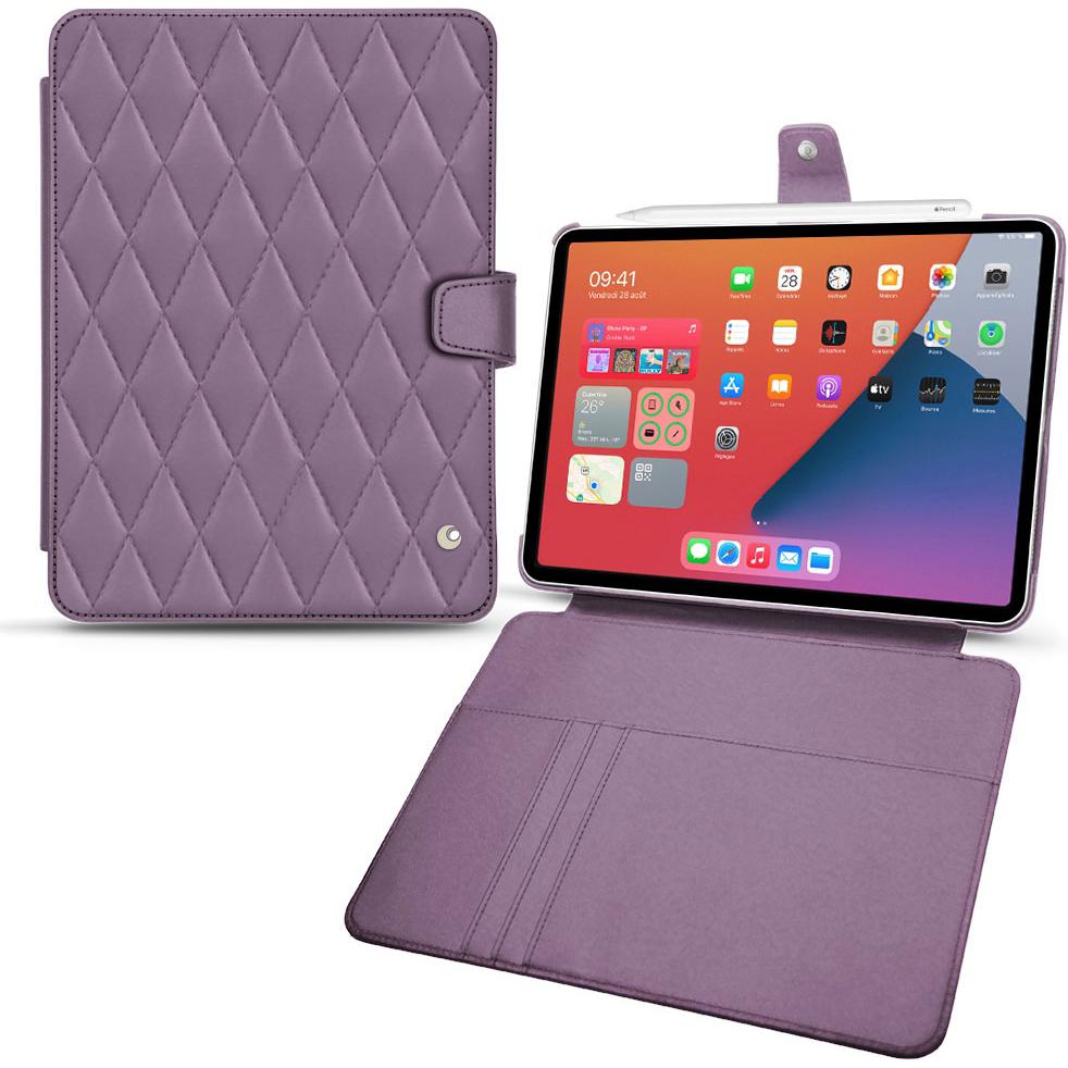 Noreve Lederschutzhülle Wallet (iPad mini 6), Tablet Hülle, Violett