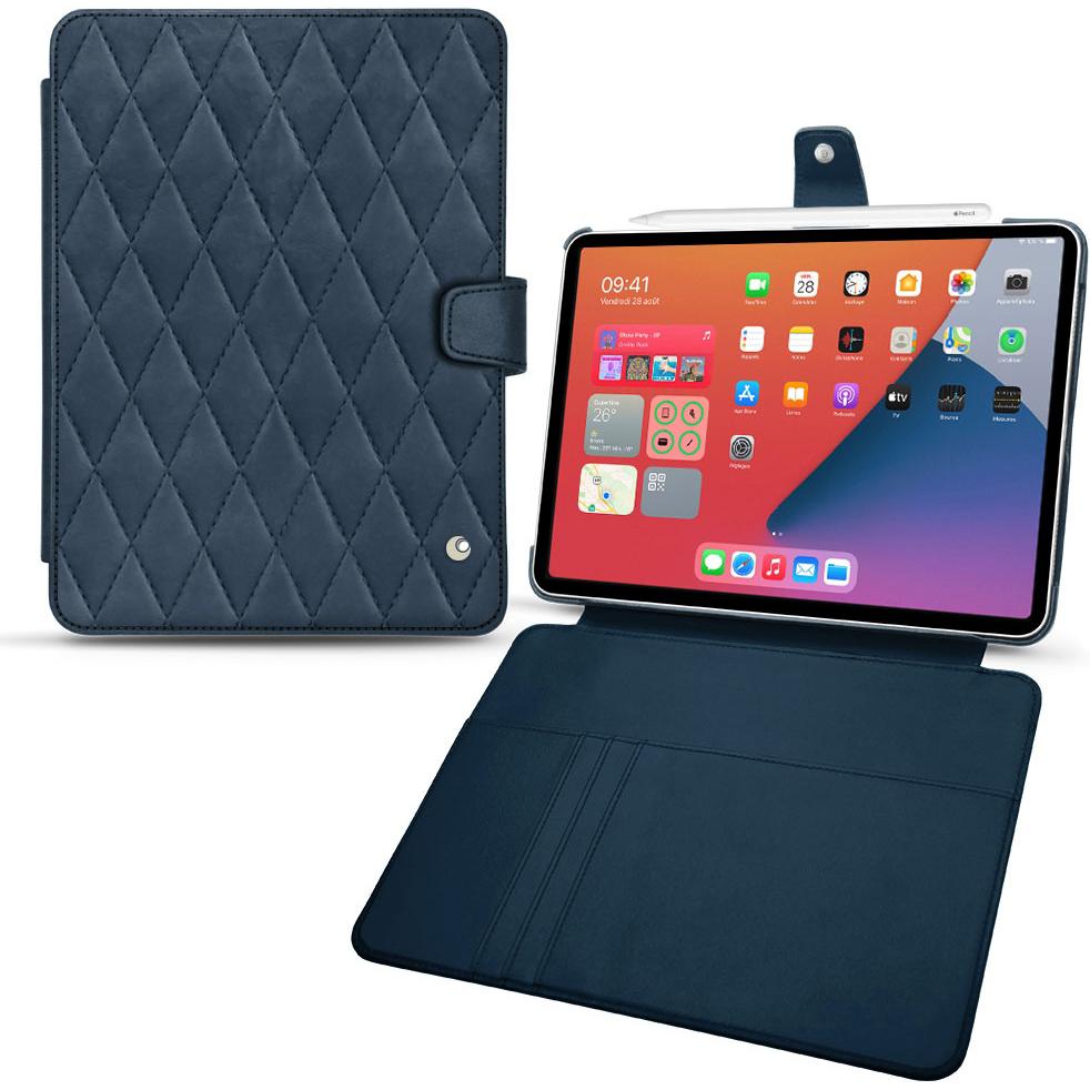 Noreve Lederschutzhülle Wallet (iPad mini 6), Tablet Hülle, Blau