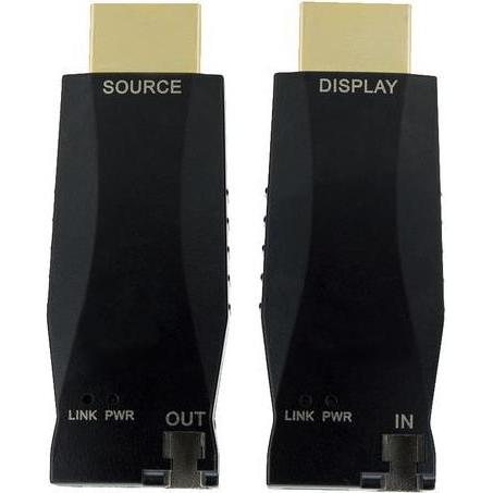 Vivolink True 4K Fiber Extender dongle (300 m, HDMI 1.3c), Wireless Transmitter, Schwarz