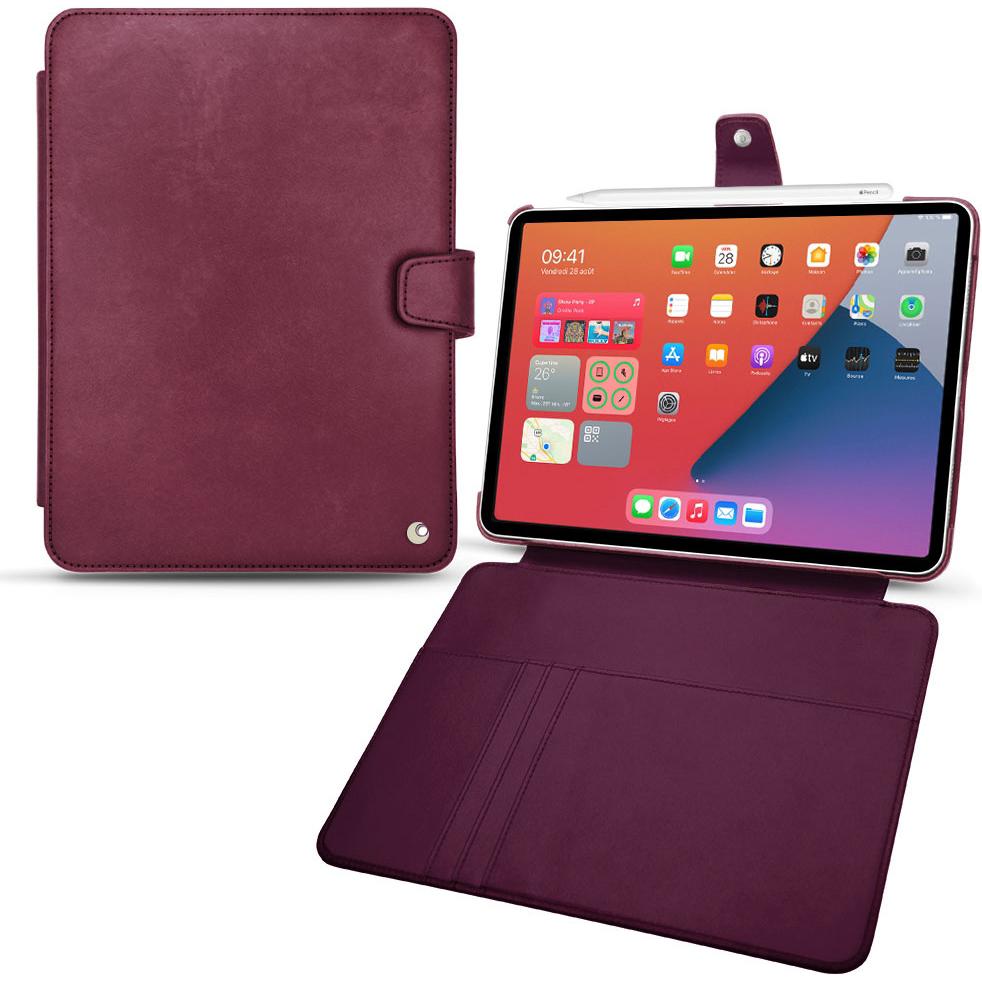 Noreve Lederschutzhülle Wallet (iPad mini 6), Tablet Hülle, Violett