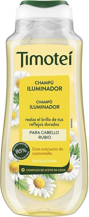 Timotei Shampoo mit Kamillenextrakt verstärkt den Glanz für blondes Haar 300 ml (Flüssiges Shampoo, 300 ml)
