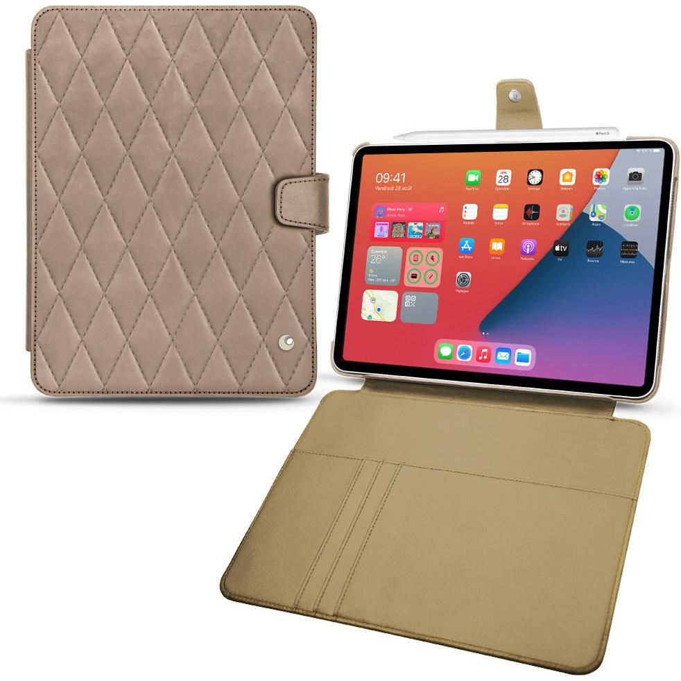 Noreve Lederschutzhülle Wallet (iPad mini 6), Tablet Hülle, Beige