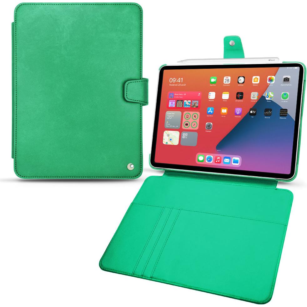 Noreve Lederschutzhülle Wallet (iPad mini 6), Tablet Hülle, Grün