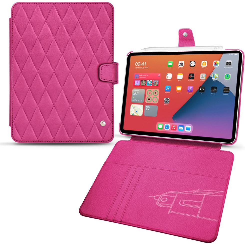 Noreve Lederschutzhülle Wallet (iPad mini 6), Tablet Hülle, Rosa