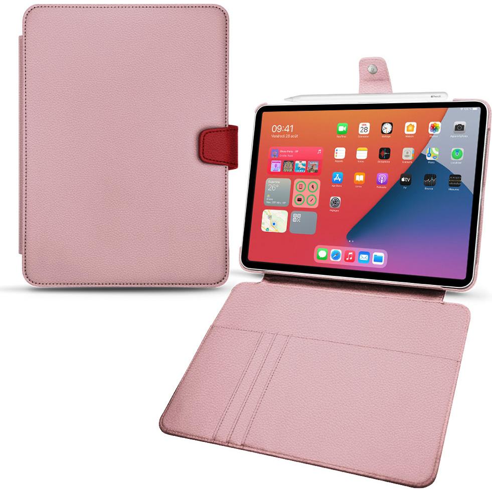 Noreve Lederschutzhülle Wallet (iPad mini 6), Tablet Hülle, Rosa