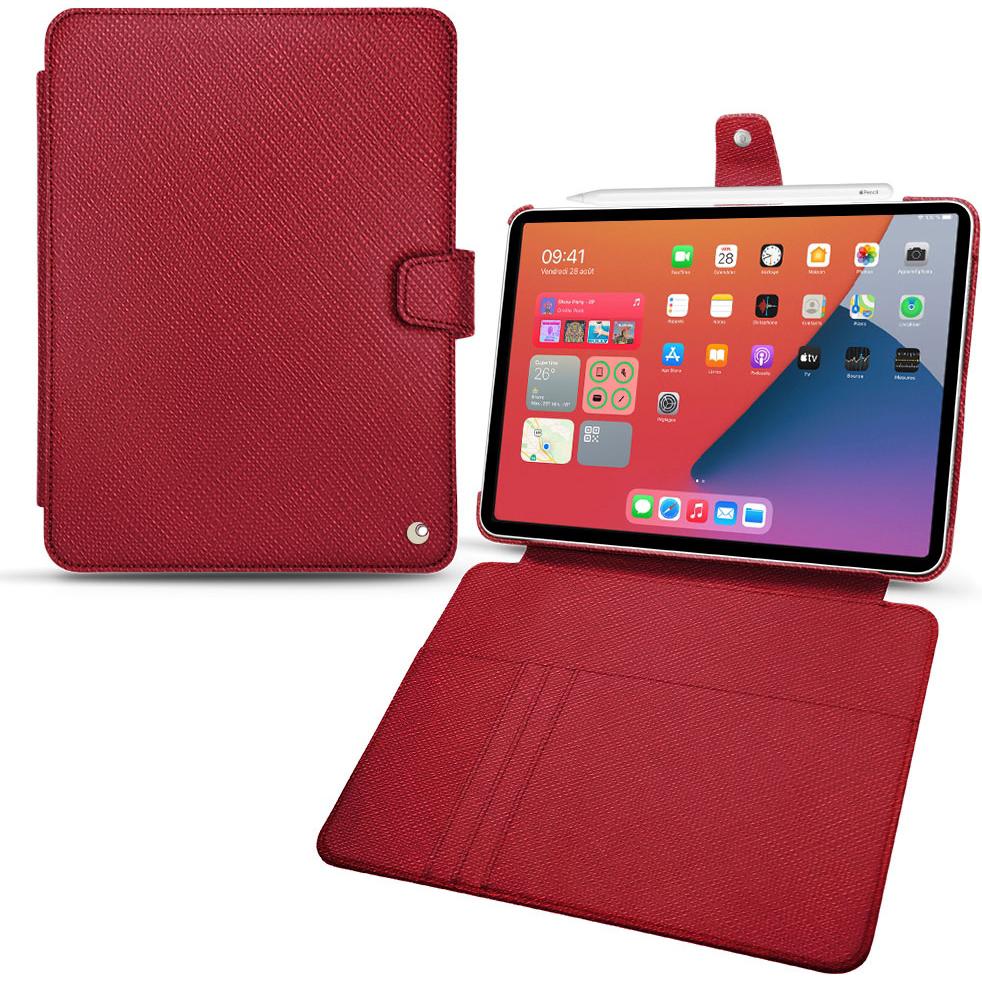 Thumbnail - Noreve Lederschutzhülle Wallet (iPad mini 6), Tablet Hülle, Rot
