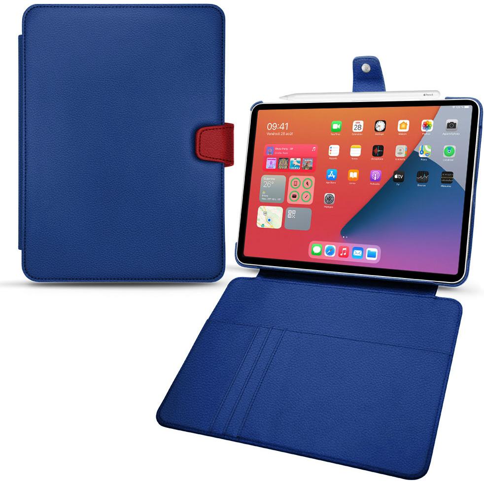 Noreve Lederschutzhülle Wallet (iPad mini 6), Tablet Hülle, Blau