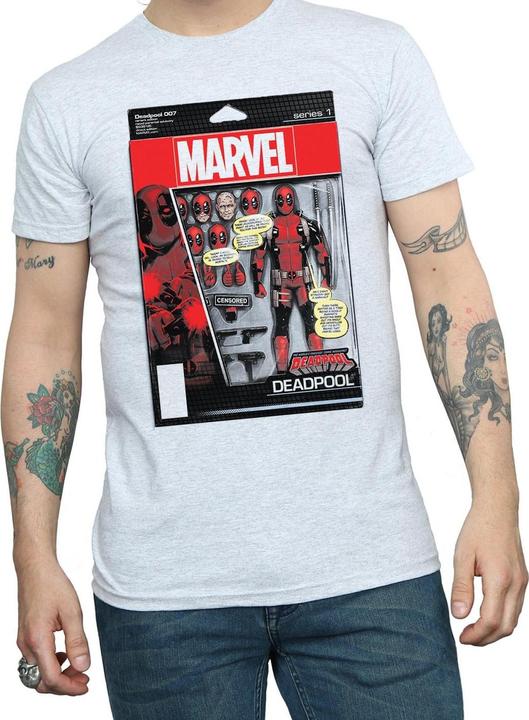 Image du produit - T-shirt DEADPOOL ACTION FIGURE - Homme (XL)