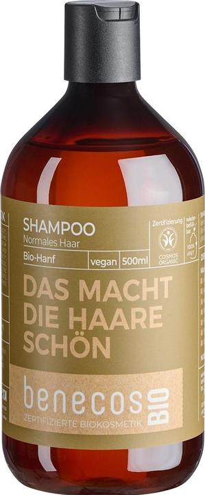 Produktbild Benecos BIO-Shampoo für normales Haar Hanf - 500ml - (500 ml, Flüssiges Shampoo)