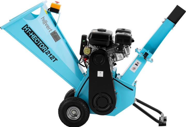 Image du produit Hillvert Déchiqueteuse de bois à essence - 6,5 hp - 80 mm