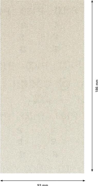 Actual product image Bosch Professional Zubehör EXPERT M480 Sanding net for orbital sanders, 93 x 186 mm, G 100, 50 pcs. (100)