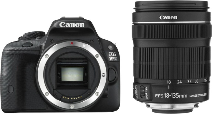 Produktbild Canon EOS 100D 18-135mm IS STM (18.50 Mpx, APS-C / DX)
