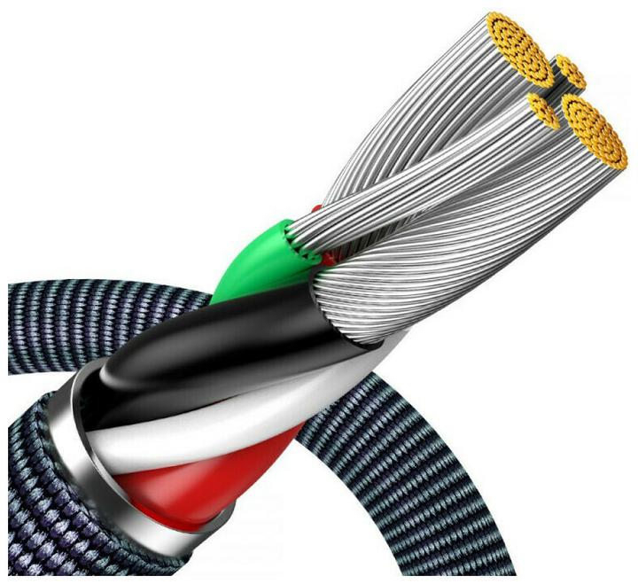 Produktbild Baseus Crystal Shine Series Fast Charging Data Cable USB to iP 2.4A 2m Black (2 m, USB 2.0)