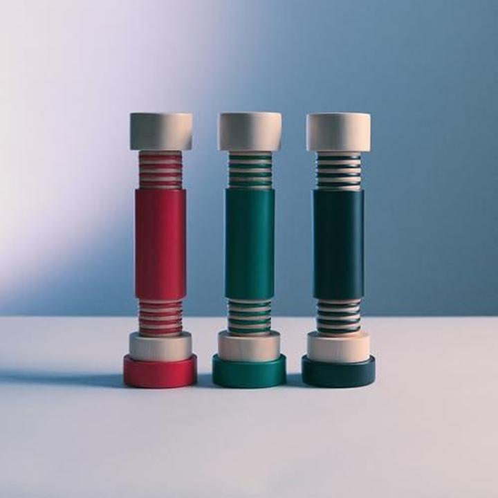 Actual product image Alessi Twergi salt/pepper mill made of beech wood (Salt, Pepper)