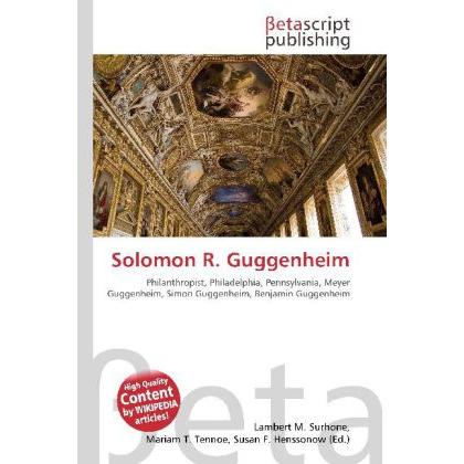Solomon R. Guggenheim, Fachbücher