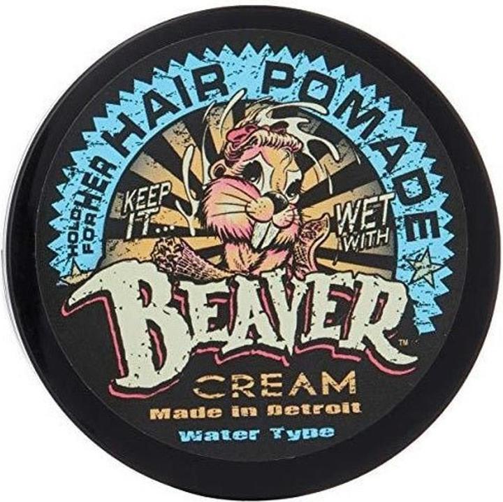Actual product image Cock Grease Beaver Water Base Haar Pomade 110 g (Hair pomade, 110 g)