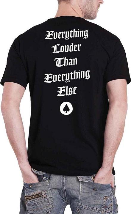 Actual product image Motorhead Unisex Adult England Back Print T-Shirt (XXL)