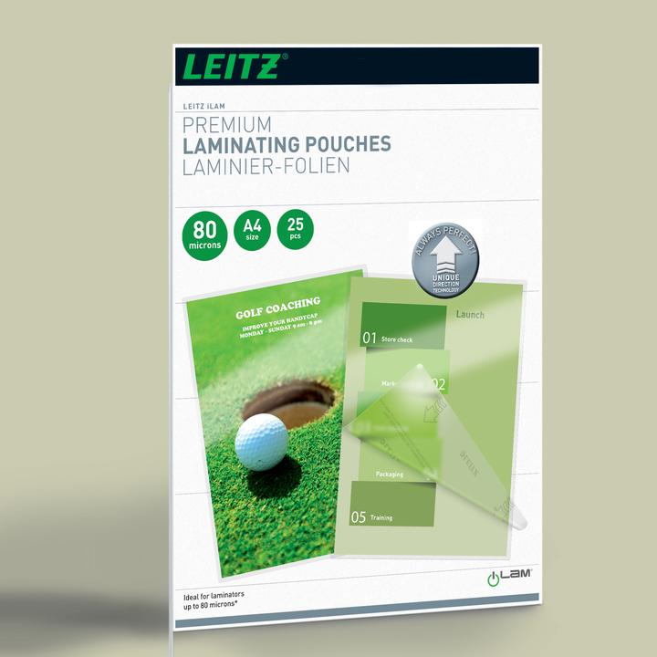 Immagine prodotto Leitz Foglio di laminazione (A4, 25 pz., 80 µm)