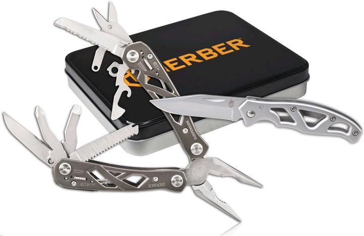 Image du produit Gerber Gear Set de 2 couteaux Suspension Tool Mini Paraframe (12 Fonctions)