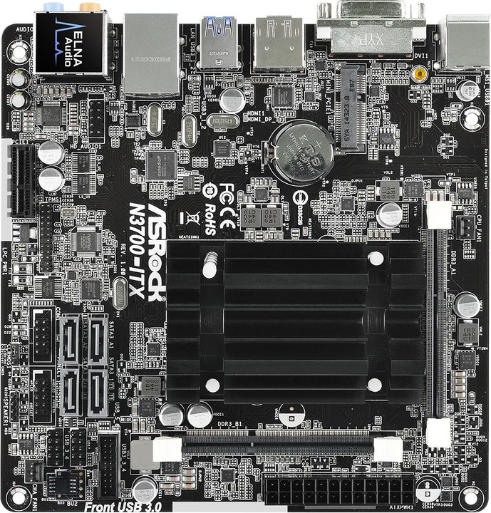 Actual product image AsRock N3700-Itx (FCBGA1170, Mini-ITX)
