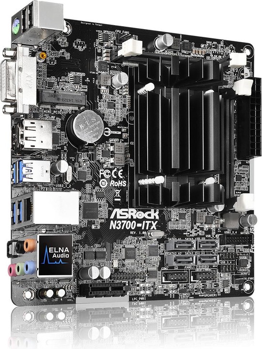 Actual product image AsRock N3700-Itx (FCBGA1170, Mini-ITX)
