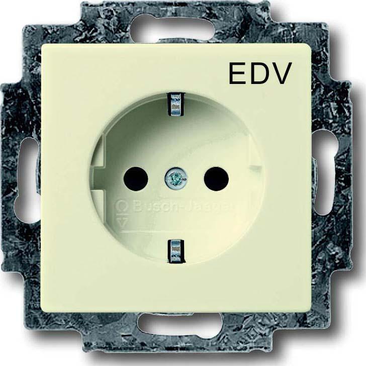 Thumbnail - Busch-Jaeger, Steckdose, SCHUKO Steckdosen-Einsatz mit Aufdruck 2CKA002013A5267