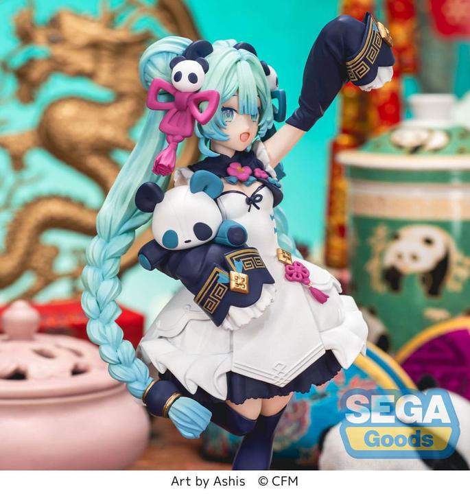 Actual product image Sega Goods Hatsune Miku Series Luminasta PVC Statue Hatsune Miku - Modern China 18 cm