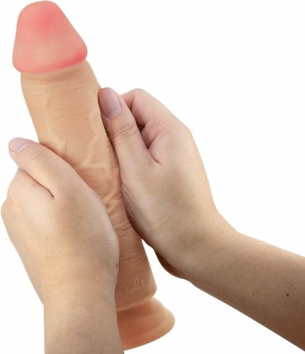 Produktbild Pretty Love Sliding Skin Series Realistischer Dildo Mit Sliding Skin Saugnapfleisch 23,4 cm