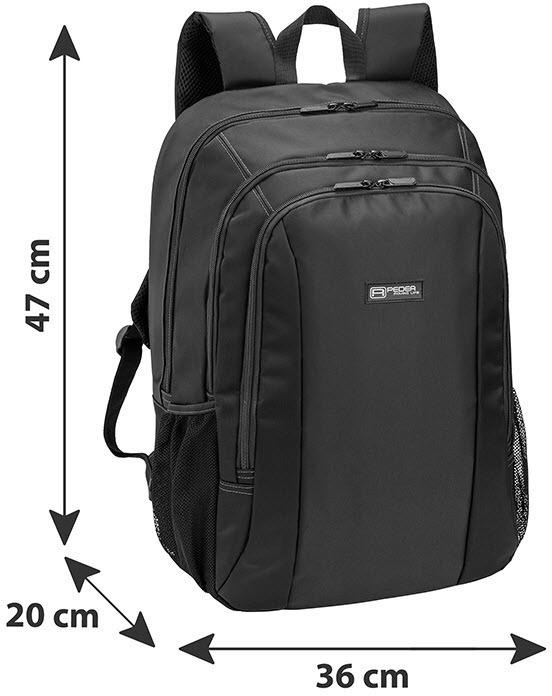 Actual product image Pedea Backpack "First One" 17.3" (43.9cm), black/grey