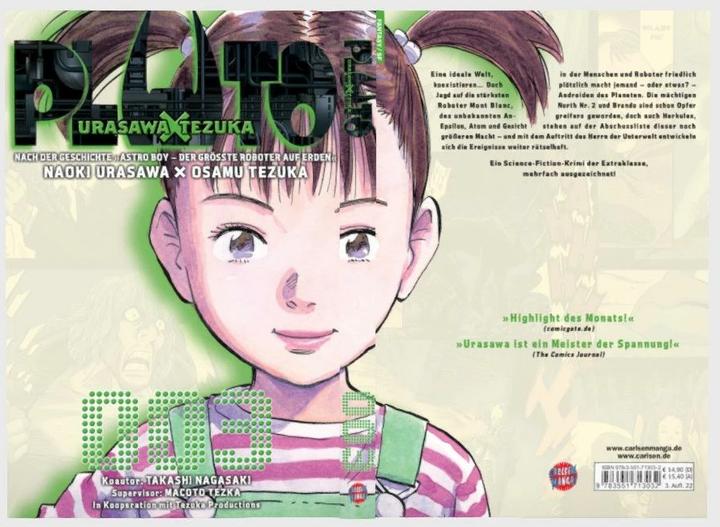 Produktbild Pluto: Urasawa X Tezuka, Band 3 (Deutsch, Naoki Urasawa, Osamu Tezuka, 2011)