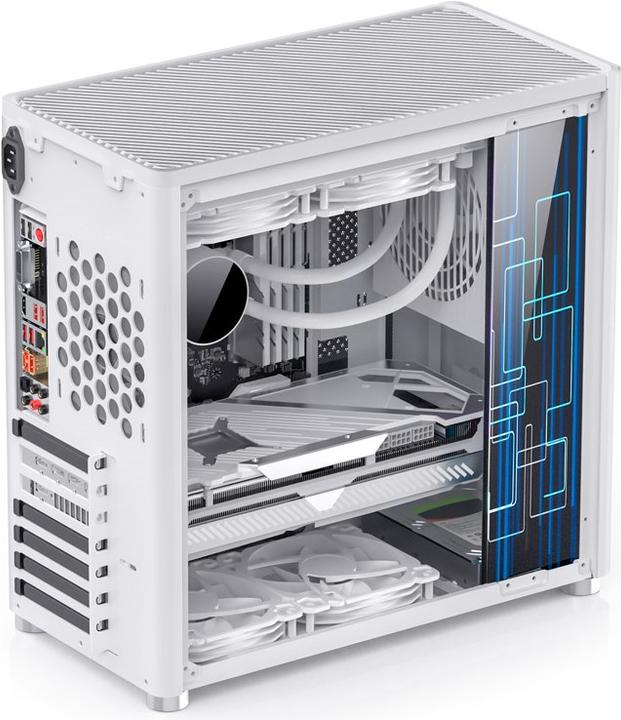 Actual product image Jonsbo D40 ATX Enclosure, Tempered Glass (ATX, mATX)