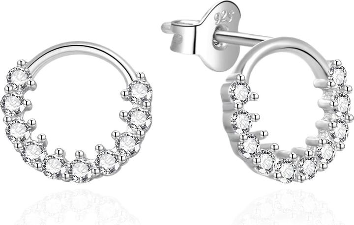 Immagine prodotto Agato - Charming silver earrings with zircons AGT-E038PW (Argento)