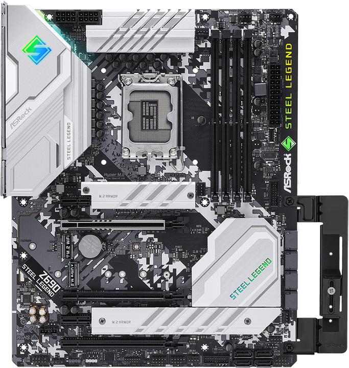 Image du produit AsRock Z690 Steel Legend (LGA 1700, Intel Z690H, ATX)