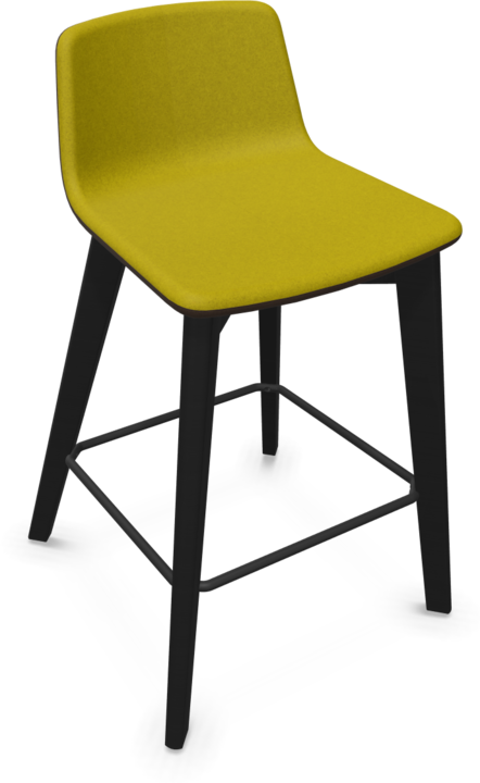 Mustard, Brown Melange, Ash stained black