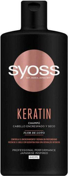 Produktbild Syoss KERATIN champú cabello encrespado y seco 440 ml (440 ml, Flüssiges Shampoo)