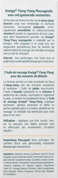 Produktbild Kneipp Ylang-Ylang Massageöl (100 ml)