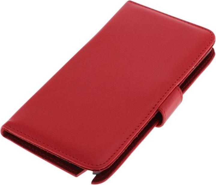 Produktbild König Design OTB Tasche (Kunstleder) für Samsung Galaxy Note 4 Flipcase Rot (Samsung Galaxy Note 4)