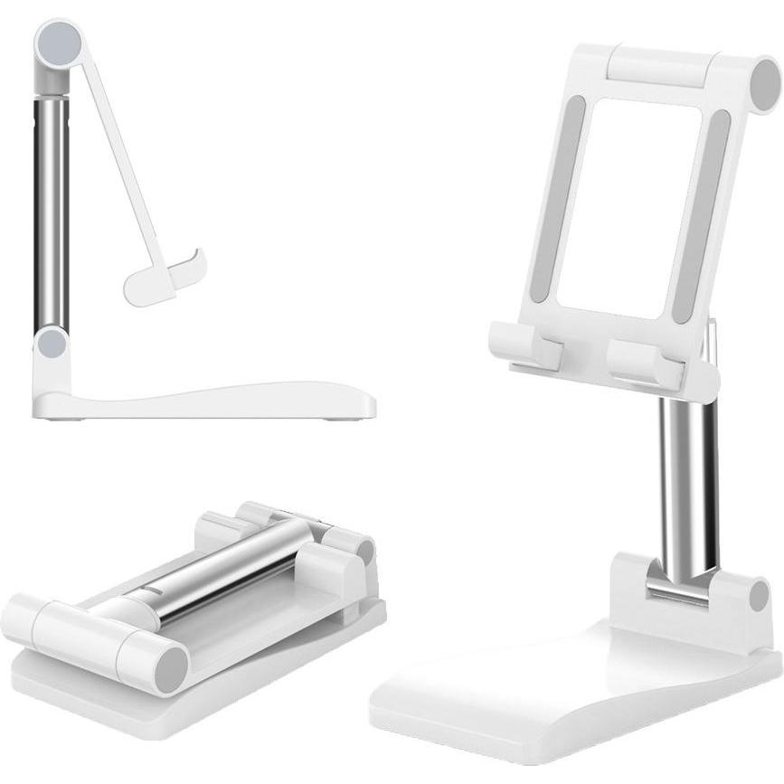 Havit - Desk Holder (ST7008) - for Phones / Tablets, Telescopic, Adjustable, 180° - White, Supporto per tablet, Bianco