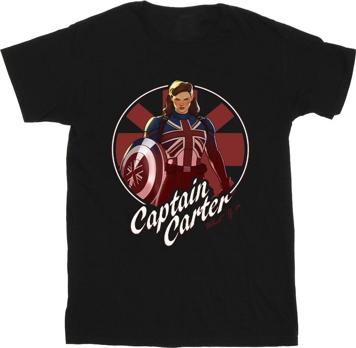 Actual product image Mens What If Captain Carter T-Shirt (S)