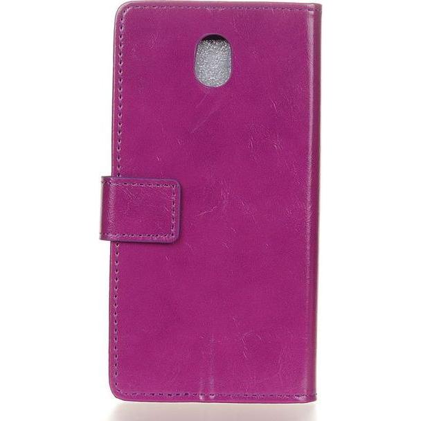 Thumbnail - MU Classic Crazy Horse Leder Bookcover Series (Xiaomi Redmi 8A), Smartphone Hülle, Violett