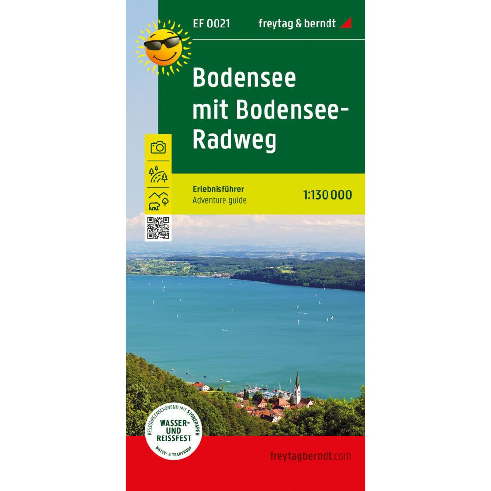 Freytag-Berndt Bodensee mit Bodensee-Radweg, Erlebnisführer 1:200.000, freytag & berndt, EF 0021 (freytag & berndt, Deut...