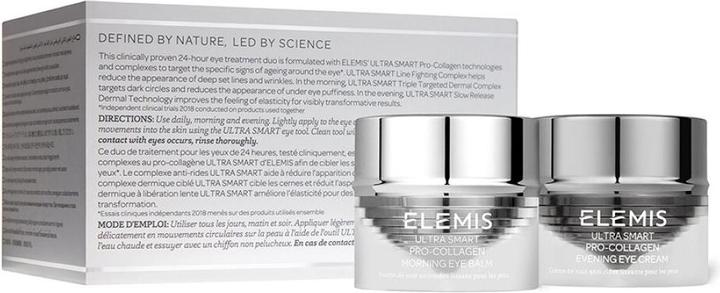 Productafbeelding Elemis Ultra Smart Pro-Collageen Oogbehandeling Duo (Oogverzorgingsset, 20 ml, Dag + Nacht)