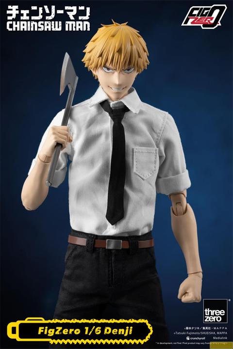Actual product image ThreeZero Chainsaw Man FigZero figurine 1/6 Denji 29 cm