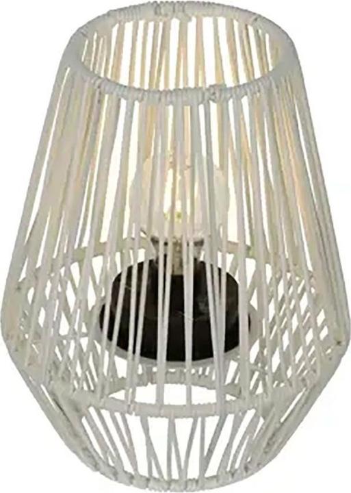 Lumineo White solar lantern, ø22 x 25 cm