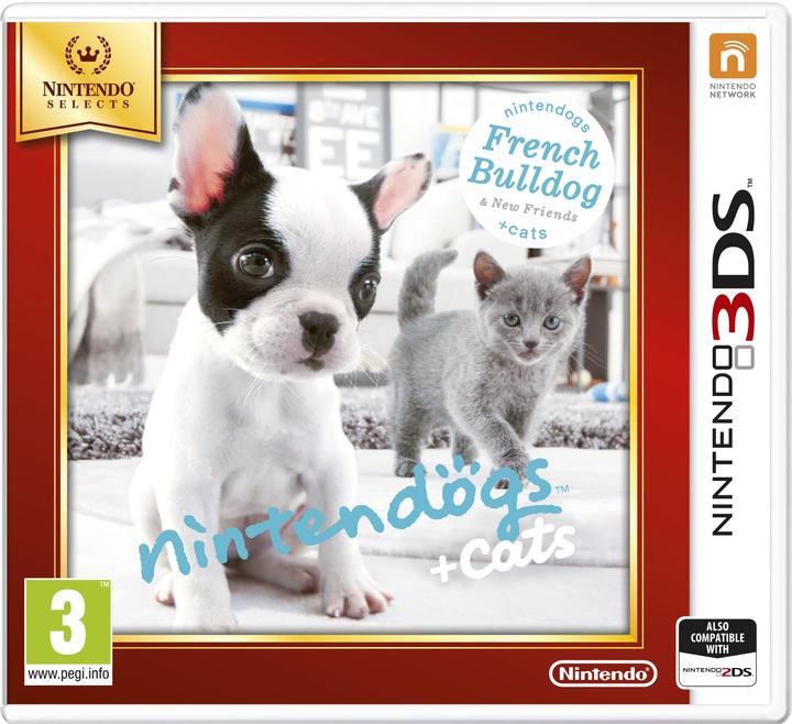 Actual product image Nintendo gs and Cats 3D French Bulldog (Select) (3DS, EN)