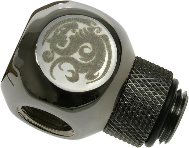 Bitspower Adaptateur Q 1/4 sur 3x FF 1/4 pouce - pivotant